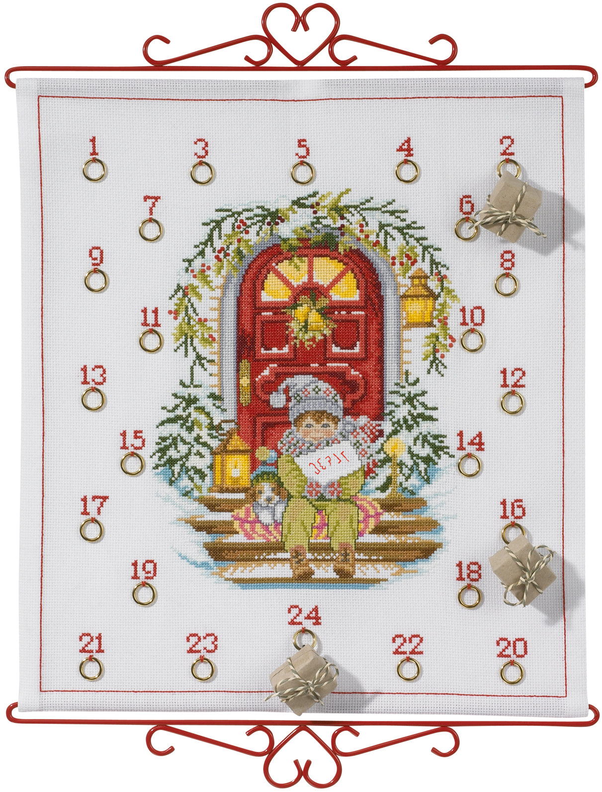 Flicka på trappa (kalender)