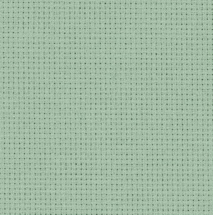 Aida 5,4 rutor/cm Celedon Green, 14 count, 1 meter
