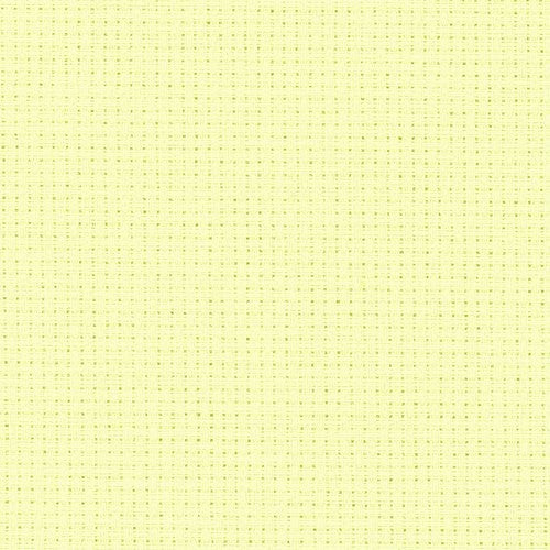 Aida 5,4 rutor/cm Pale Lemon, 14 count, 50 x 55 cm svag fläck i väven
