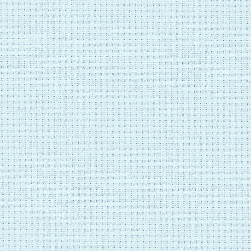Aida 5,4 rutor/cm Ice Blue, 14 count, 50 x 55 cm