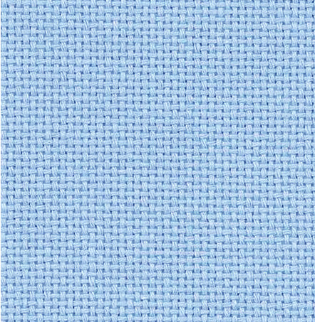 Hardanger 9 tr/cm Light Blue, 23 count Permin, 1 meter