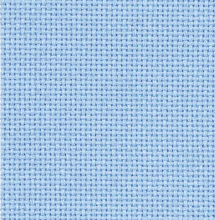 Hardanger 9 tr/cm Light Blue, 23 count Permin, 1 decimeter