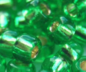 11-15 Silver Lined Light Green