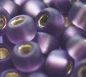 11-24FMatte Silver Lined Amethyst