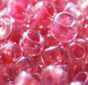 15-1524 Sparkling Peony Pink Lined Crystal