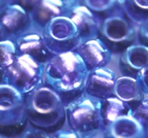 11-1827 Sparkling Purple Lined Aqua Luster