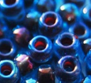 11-340 Hot Pink Lined Aqua AB