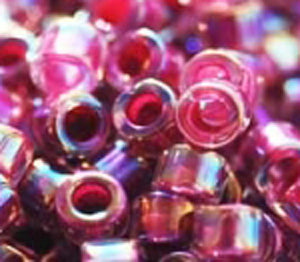 DB-0056 Rasberry Lined Crystal AB