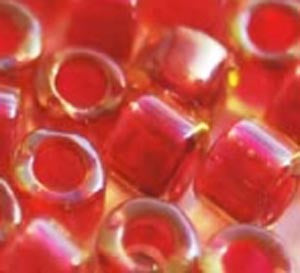 DB-0282 Cranberry Lined Light Topaz Luster