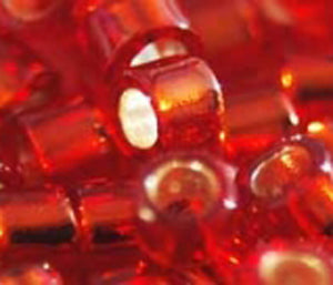 DB-1202 Silver Lined Glazed Dark Cranberry