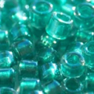 DB-0904 Sparkling Aqua Green Lined Crystal