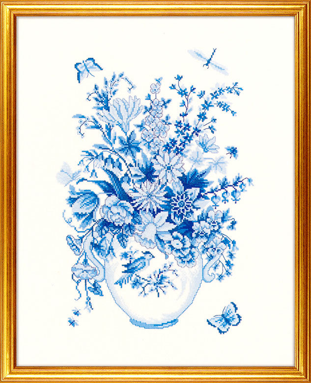 Blå blommor II