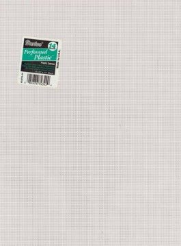 Plastcanvas 5,4 rutor/cm White, 14 count