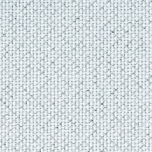 Aida 5,4 rutor/cm Silver Flecked White, 14 count, 50 x 55 cm