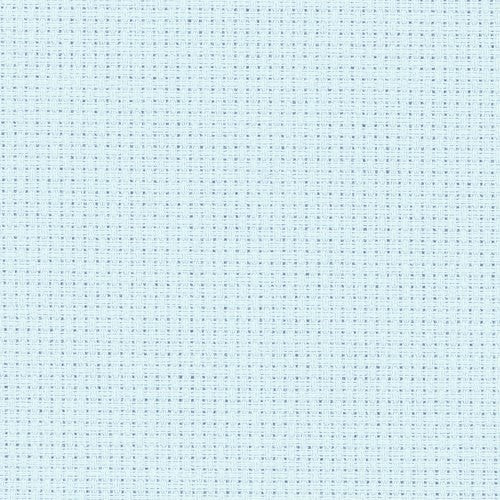 Aida 5,4 rutor/cm Ice Blue, 14 count, 50 x 55 cm