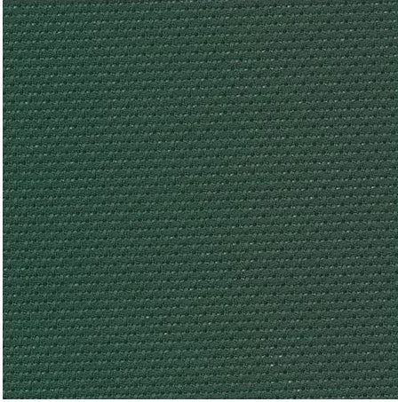 Aida 5,4 rutor/cm Forest Green, 14 count, 1 meter