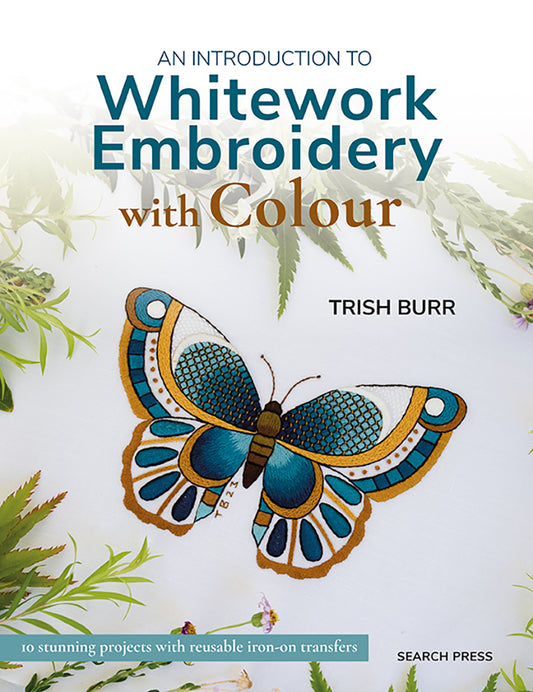 Whitework Embroidery with Colour