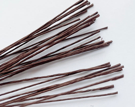 Pappersklädd wire - brun