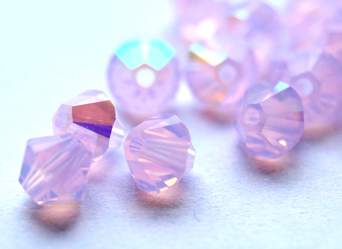 Rose Opal Shimmer - 4 mm