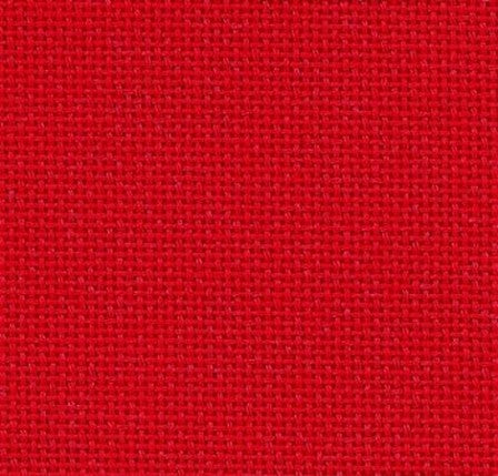 Aida 5,4 Christmas Red 14 count, ca 50 x 50 cm, stuvbit