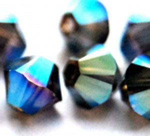Iridescent Green 2X - 4 mm