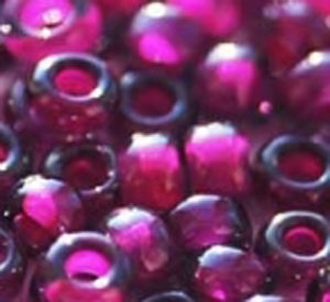 15-2247 Fuchsia Lined Crystal Luster