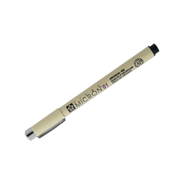 Sakura Pigma Micron 01, 0.25 mm svart